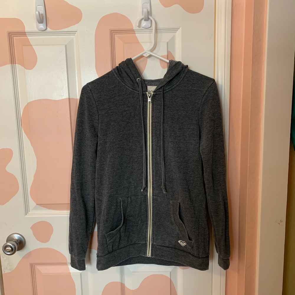 roxy zip up sweatshirt